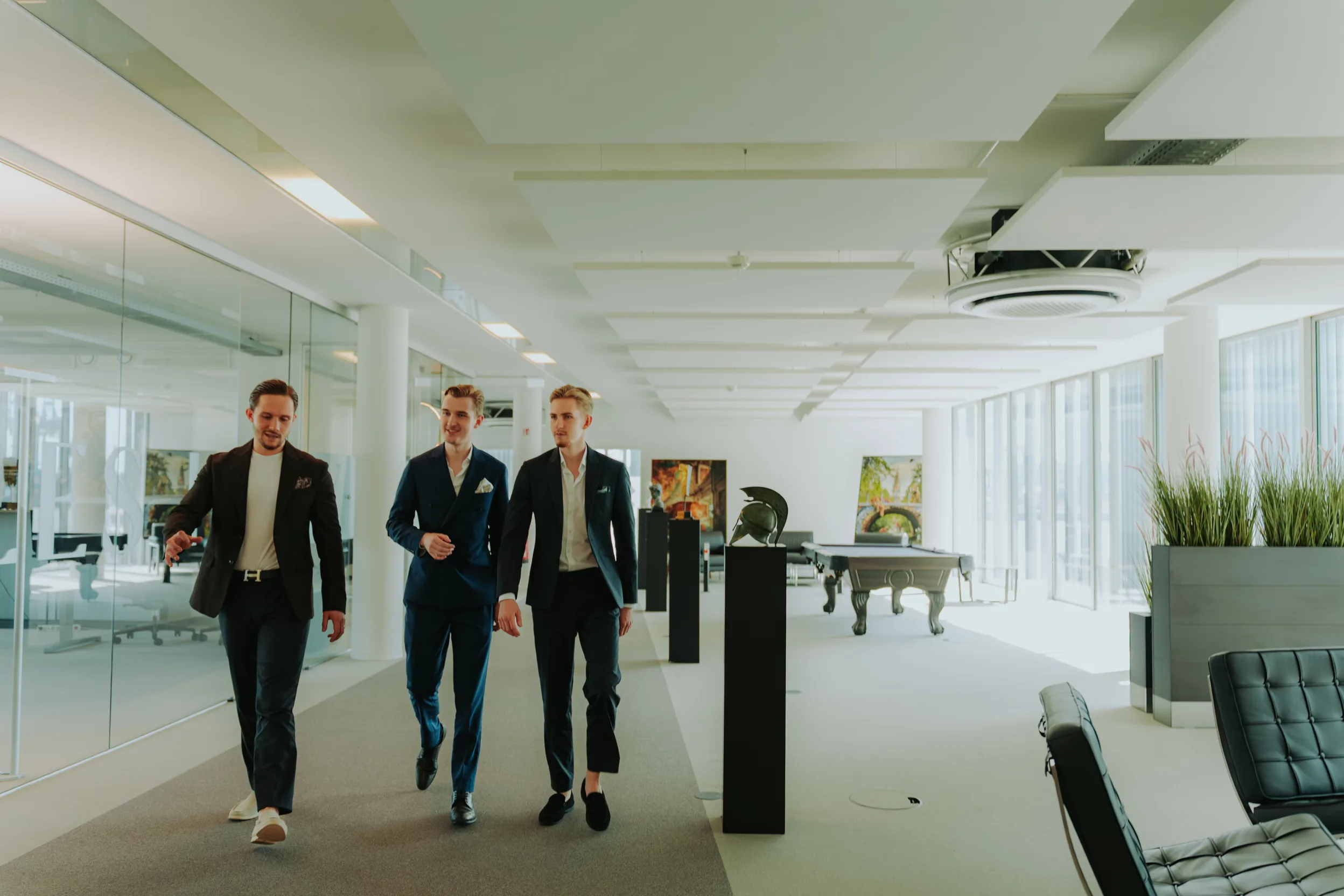Team von Heidemann & Elbe im Büro